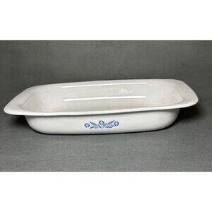 Vintage Corning Ware Blue Cornflower P-21 Roaster Baking Dish-Large